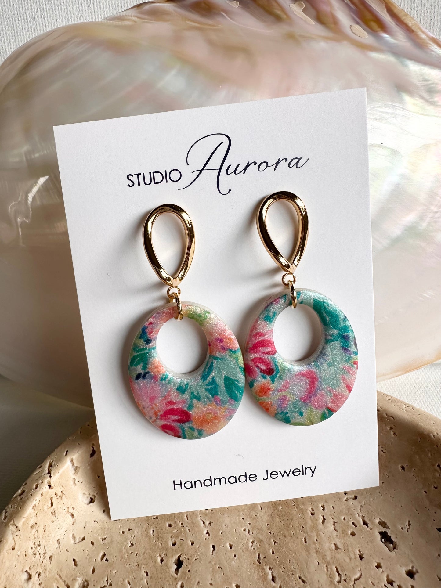 Vibrant Floral 5 Earrings