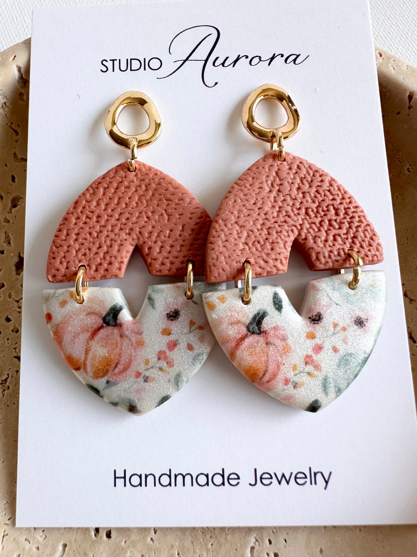 Oh Pumpkin Statement Earrings