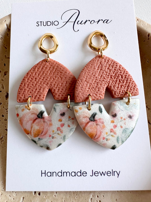 Oh Pumpkin Statement Earrings