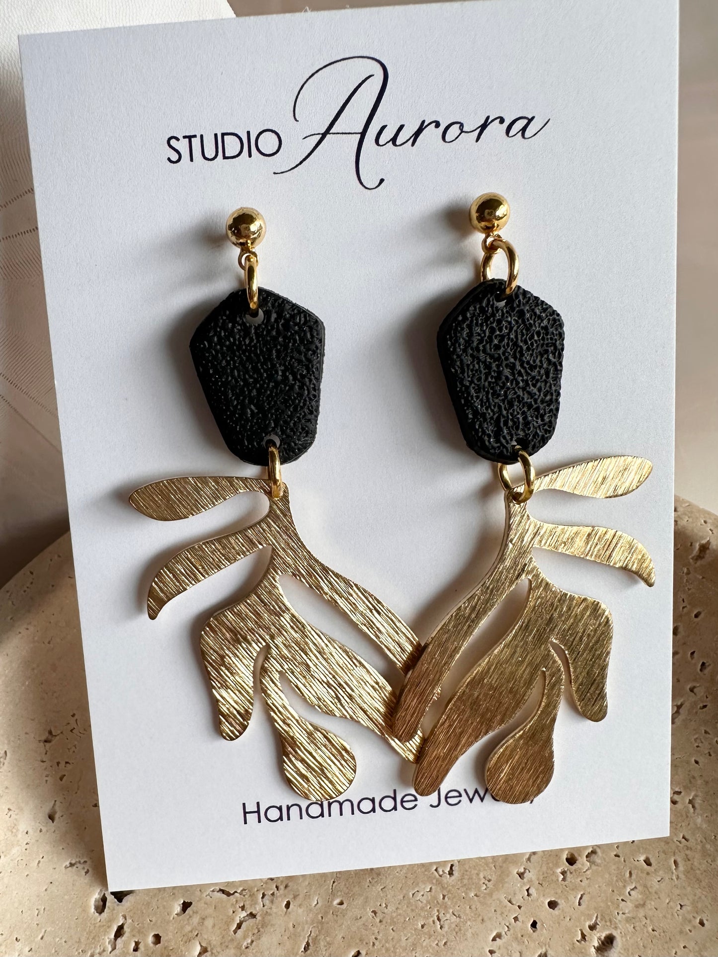 Gold Leaf Earrings