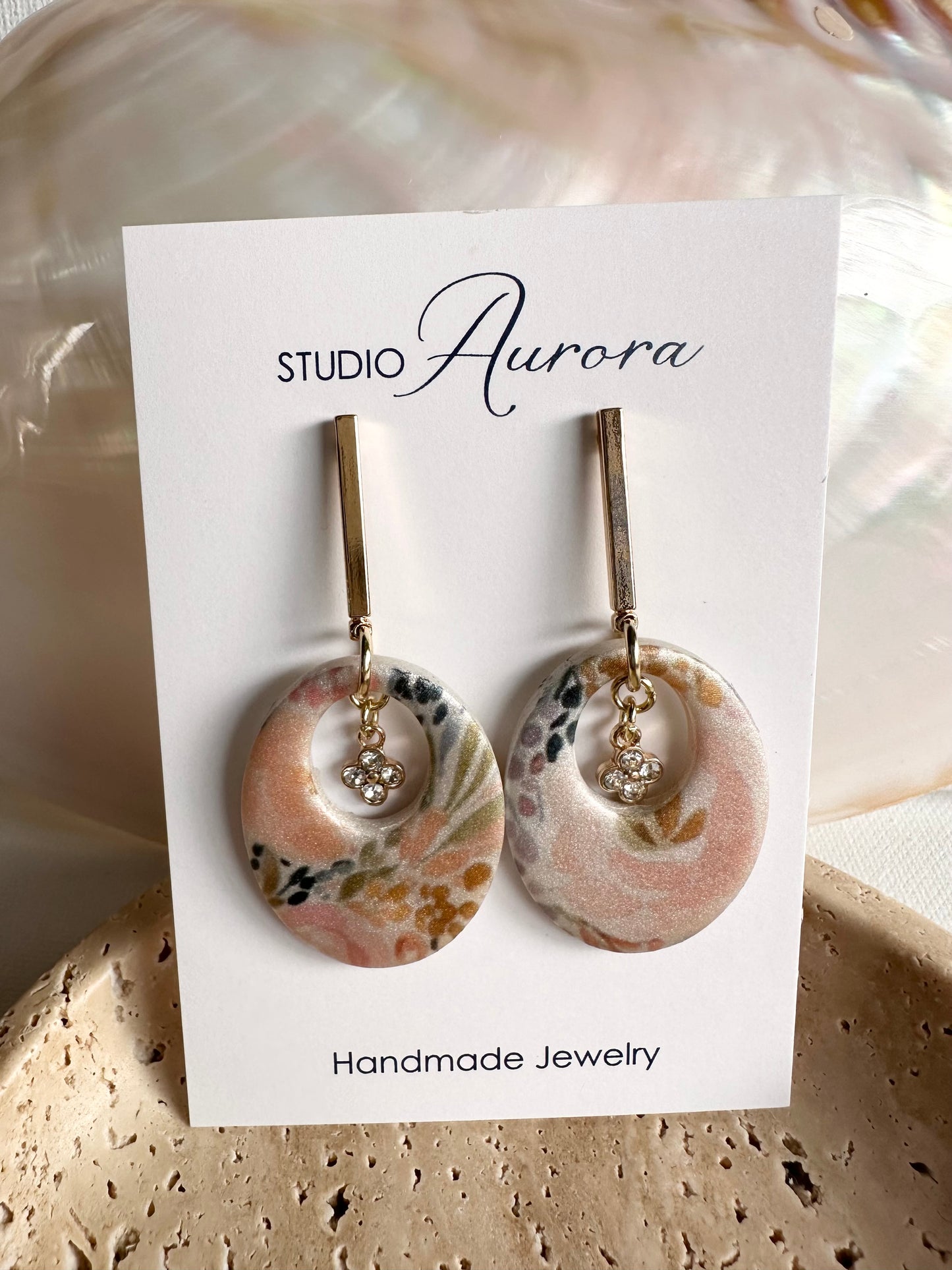 Mauve Rose 2 Earrings