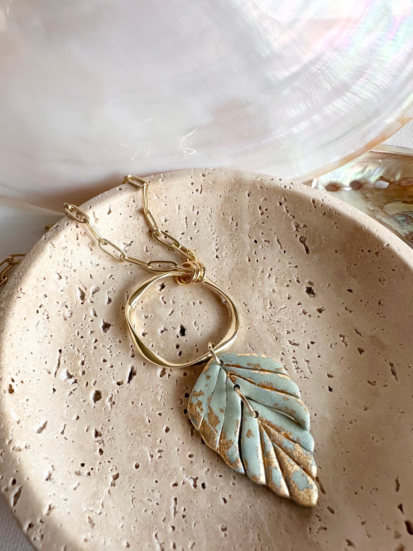 Seafoam Green Necklace