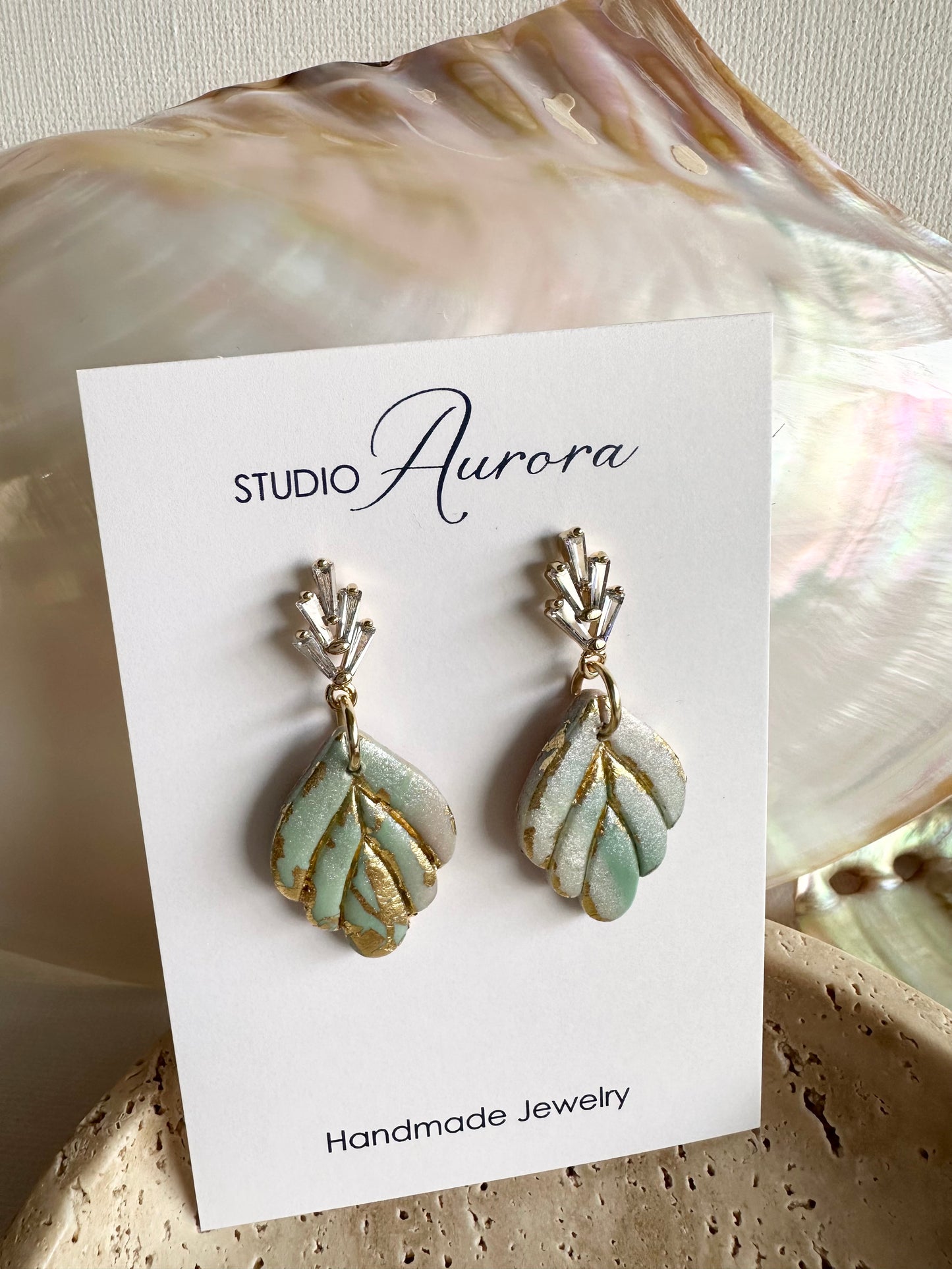 Seafoam Green 5 Earrings