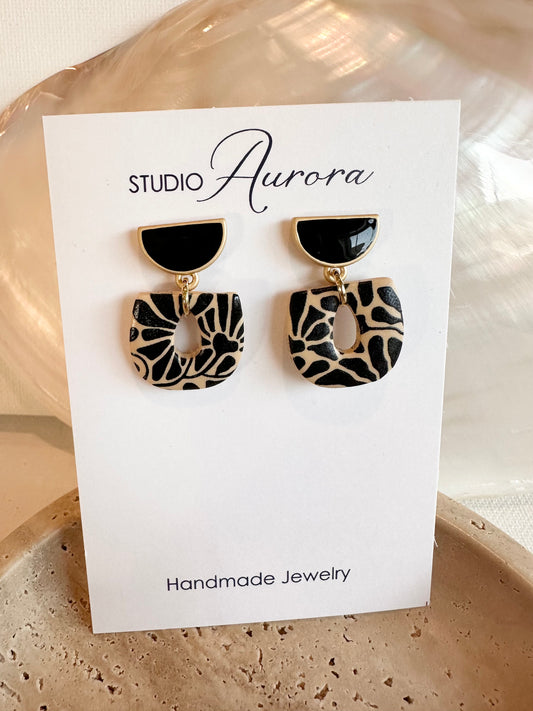 Funky Floral Small Earrings