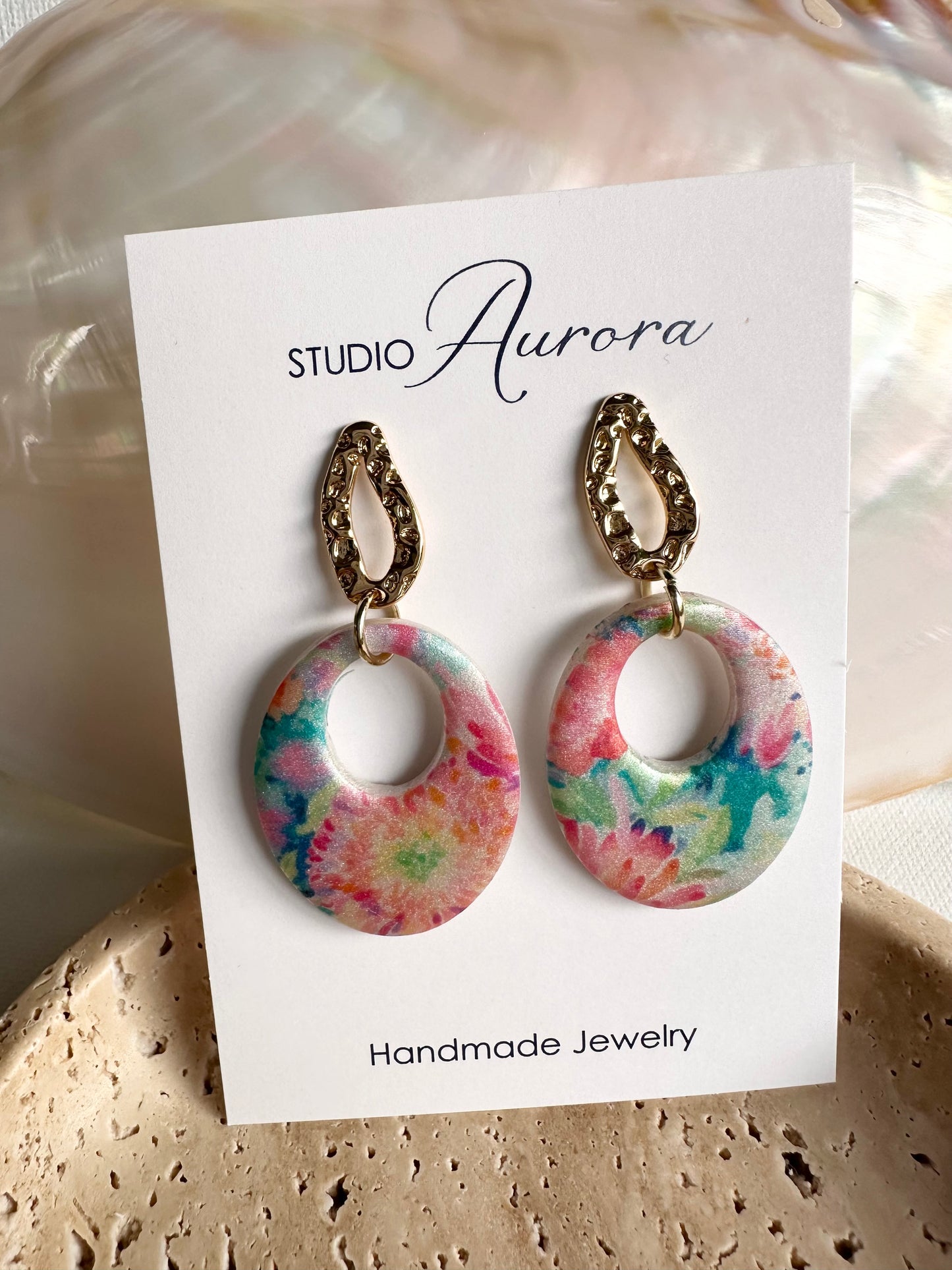 Vibrant Floral 4 Earrings