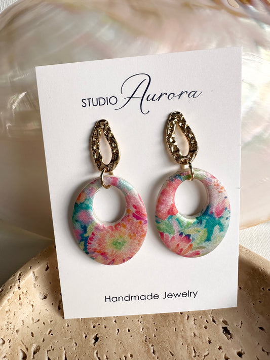 Vibrant Floral 4 Earrings