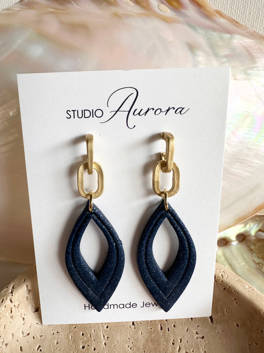 Navy Lita Earrings