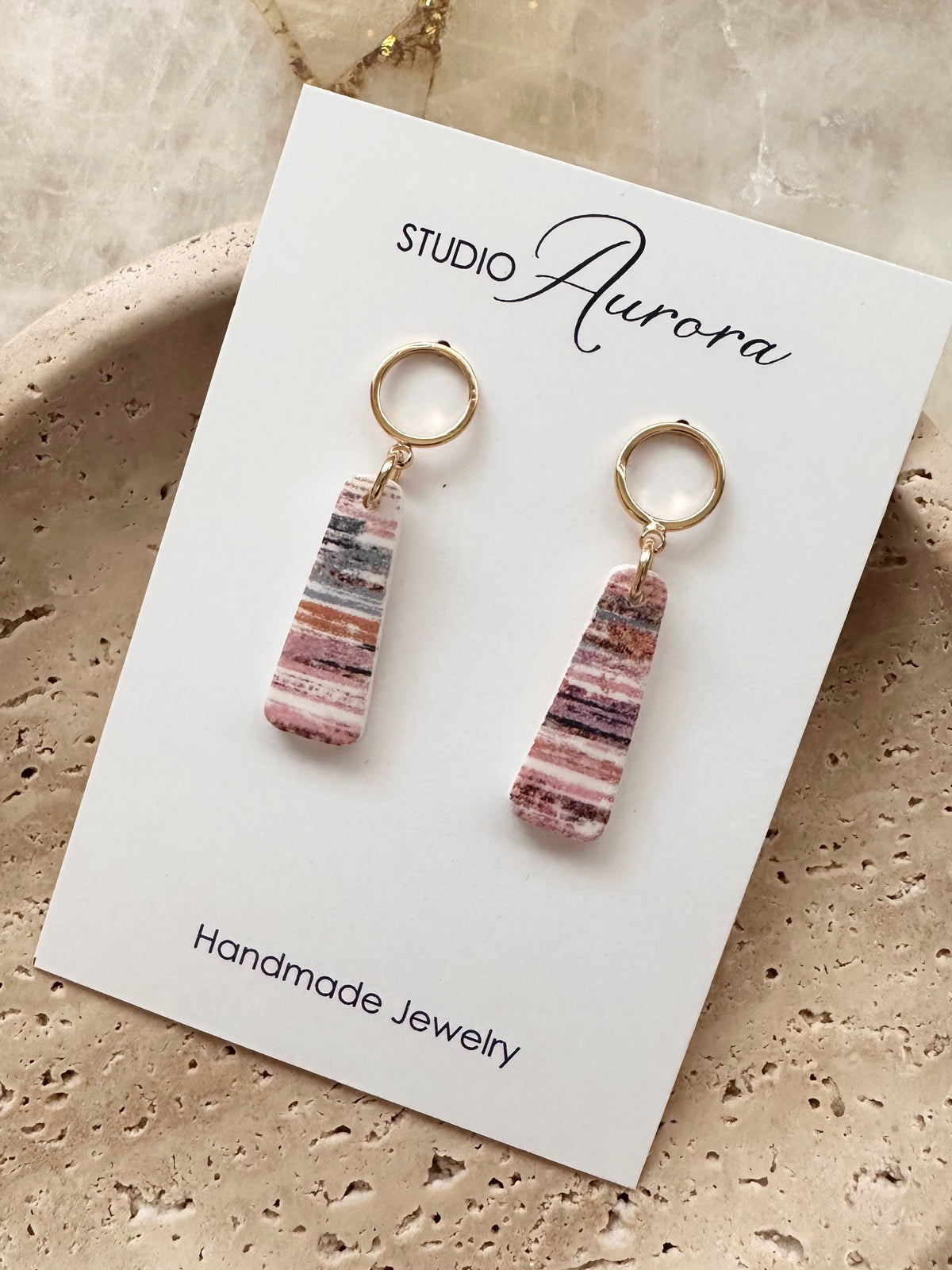 Cute Stripes Medium Dangles