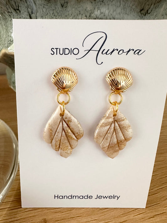 Gold Sparkle Earrings 2