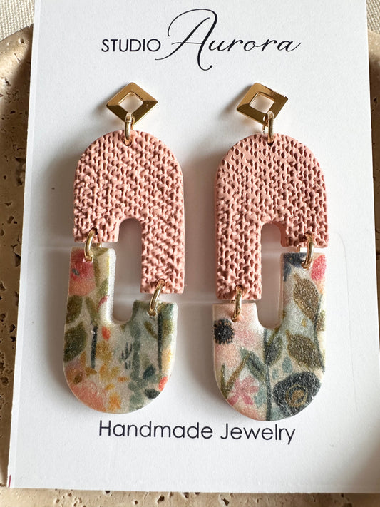 Arch Connection Floral Earrings