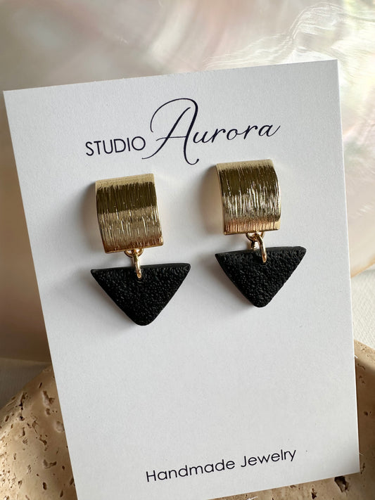 Mini Triangle Earrings