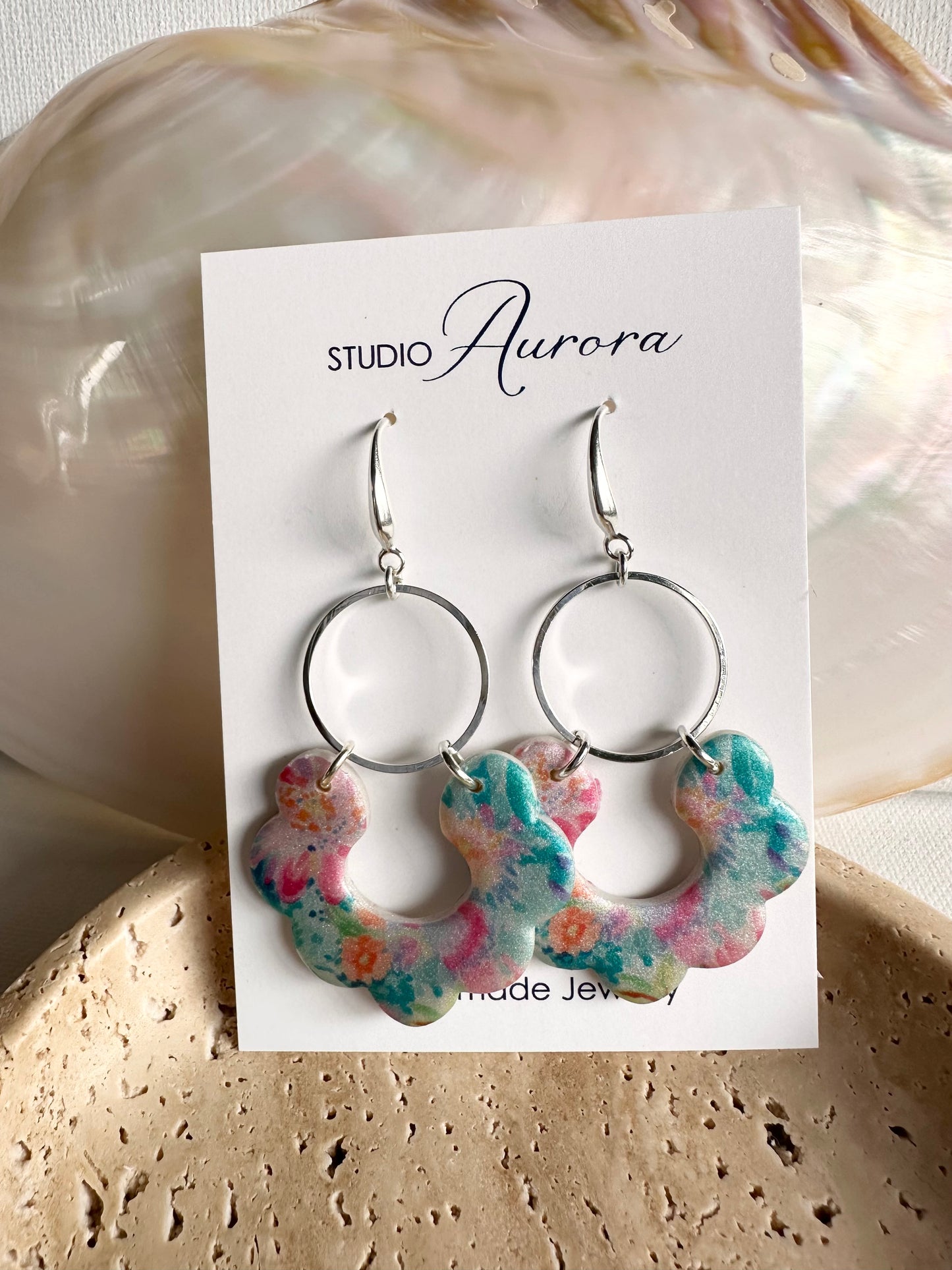 Vibrant Floral 3 Earrings