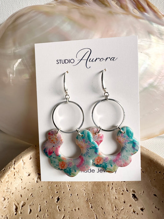 Vibrant Floral 3 Earrings