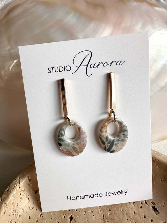Blue Little Flower Earrings