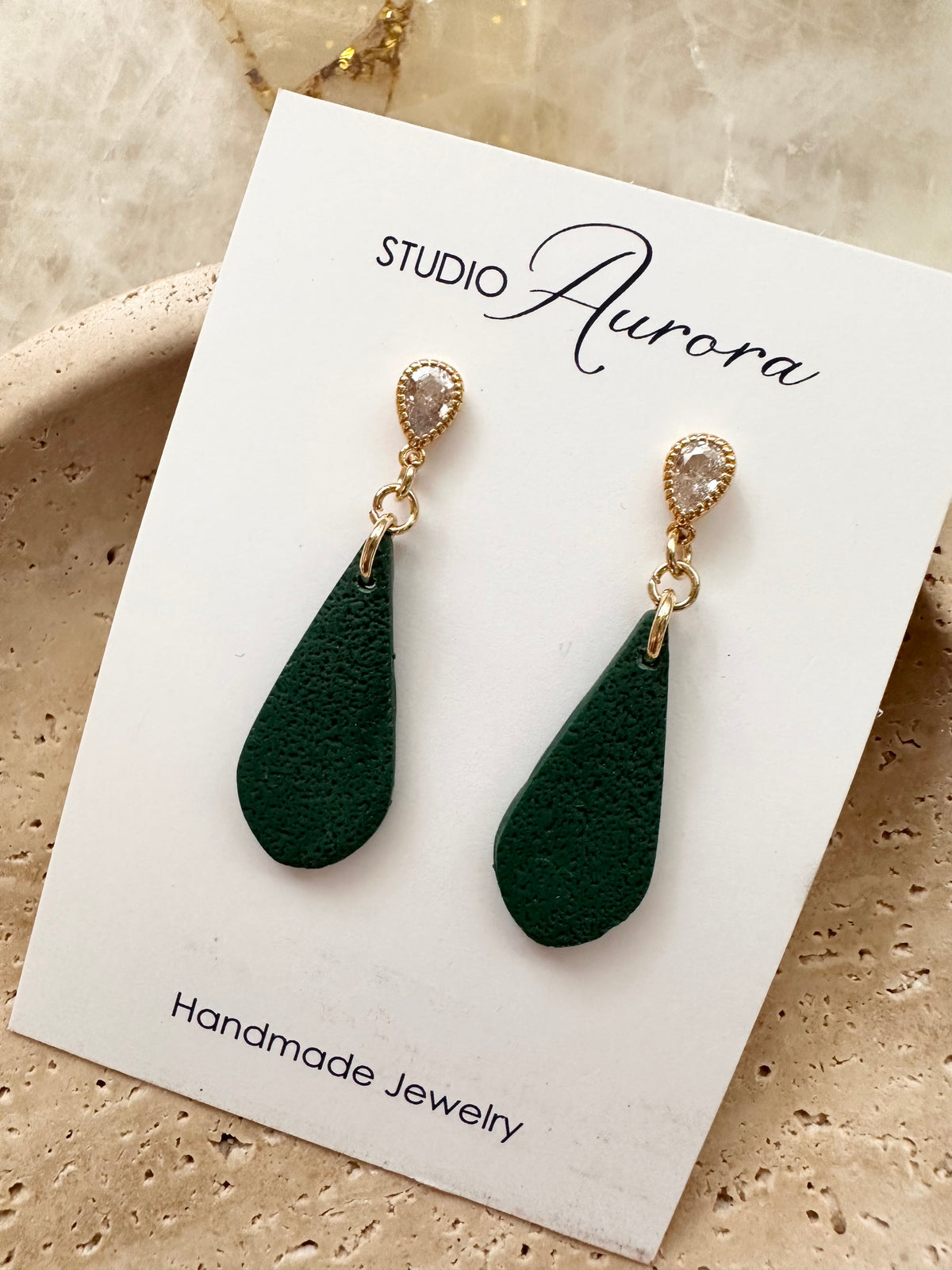 Hunter Green Dangles