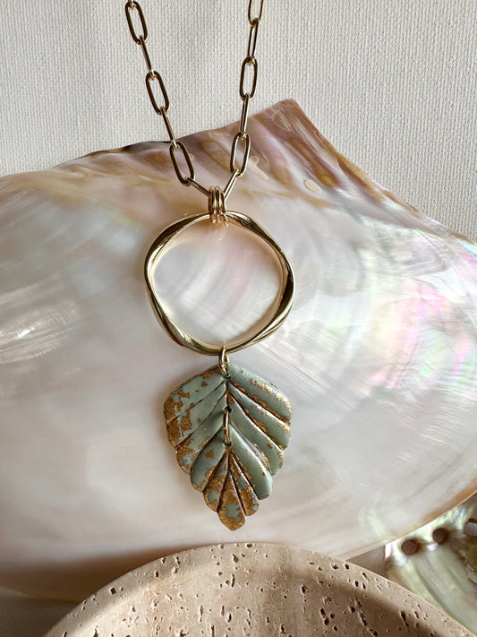 Seafoam Green Necklace