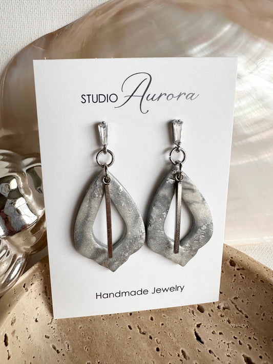 Silver Sparkle Earrings 1