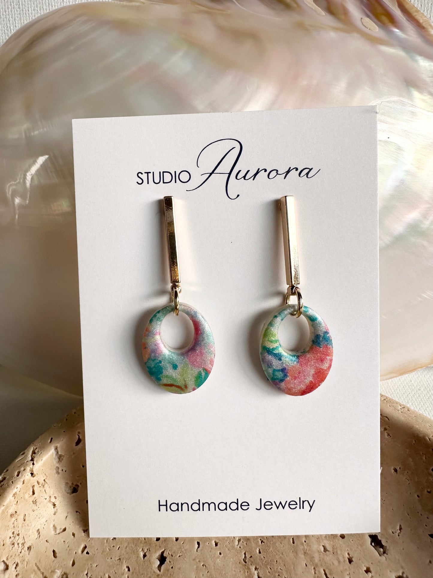 Vibrant Floral 2 Earrings