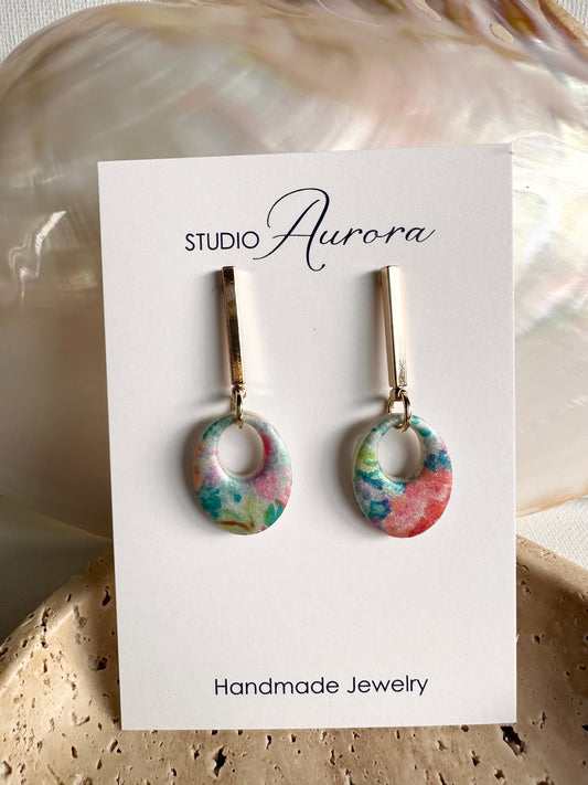 Vibrant Floral 2 Earrings