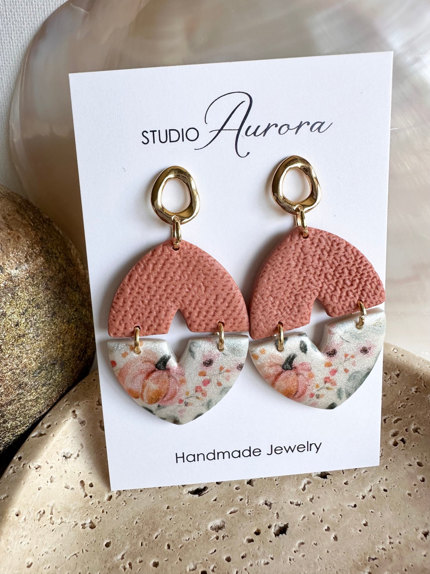 Oh Pumpkin Statement Earrings