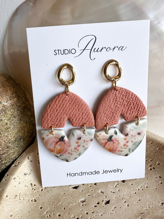 Oh Pumpkin Statement Earrings