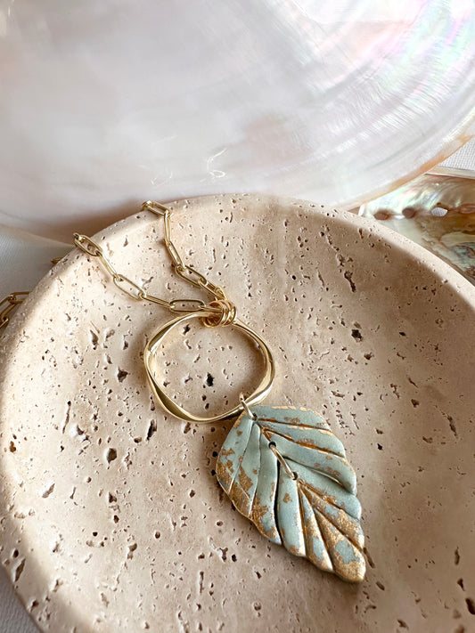 Seafoam Green Necklace