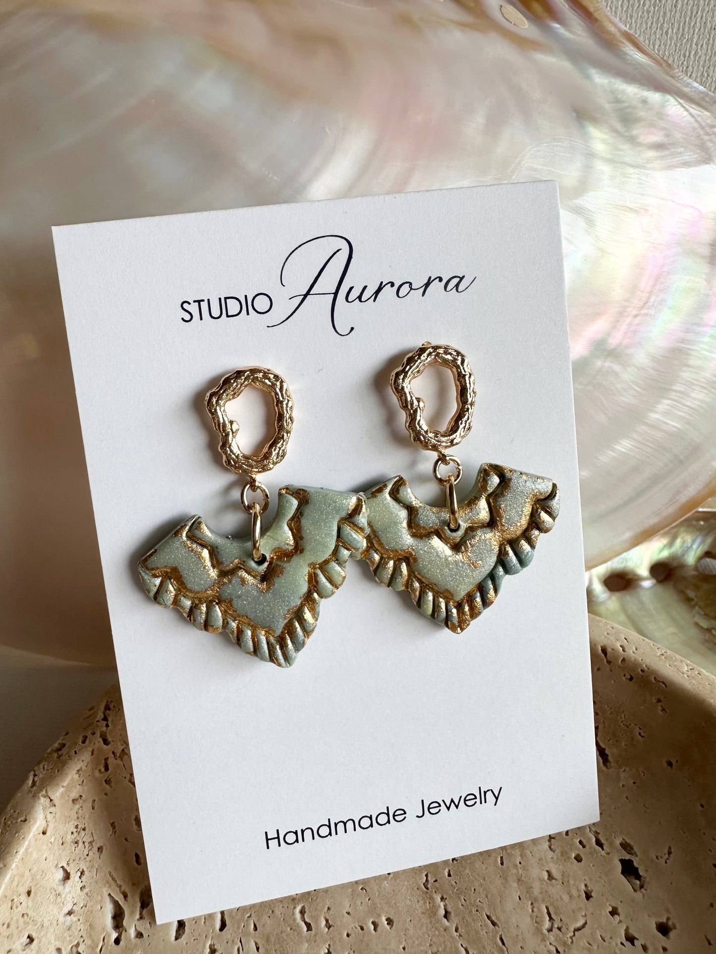 Seafoam Green 7 Earrings