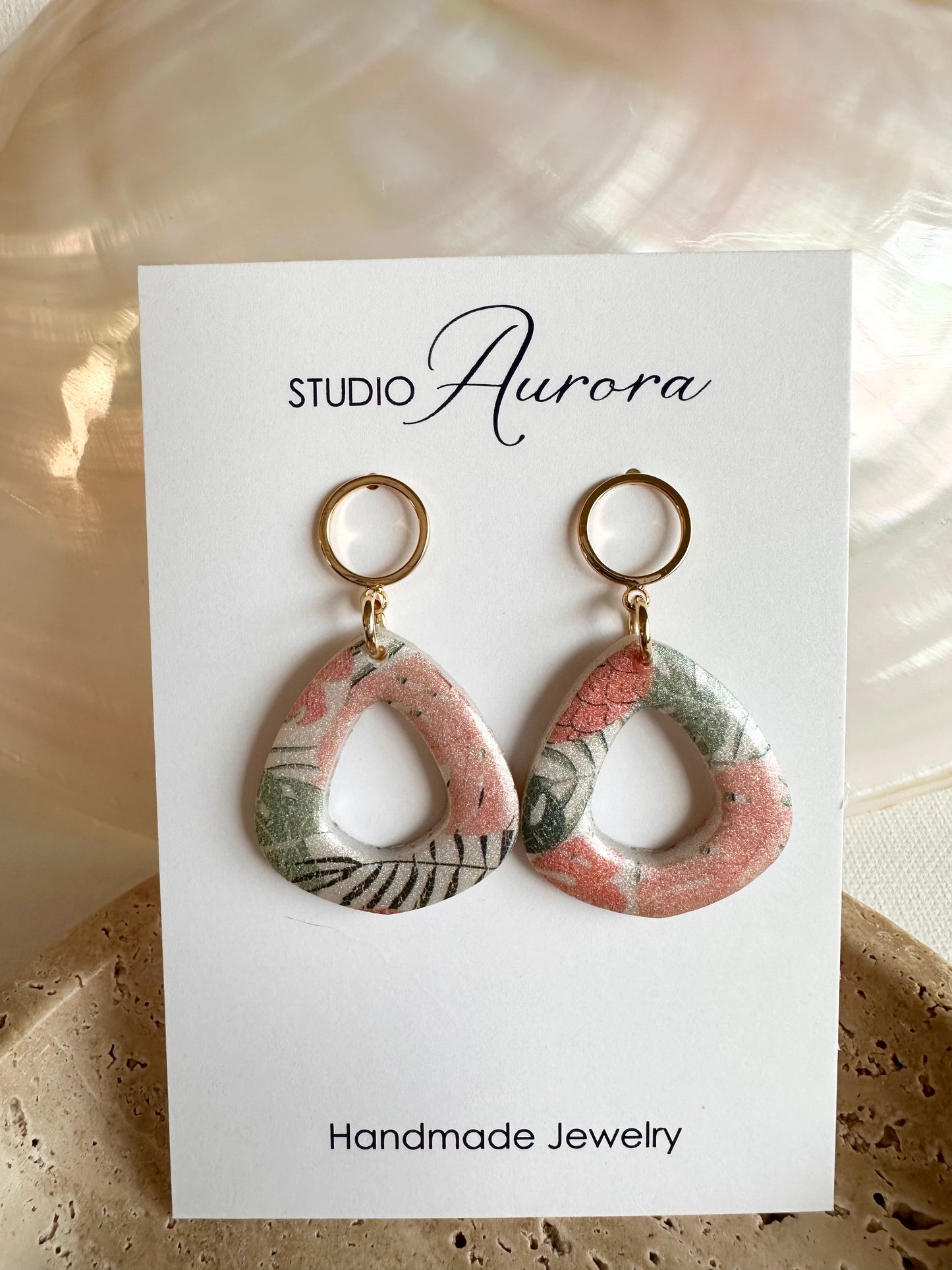 Pastel Palm 4 Earrings