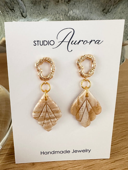 Gold Sparkle Earrings 3