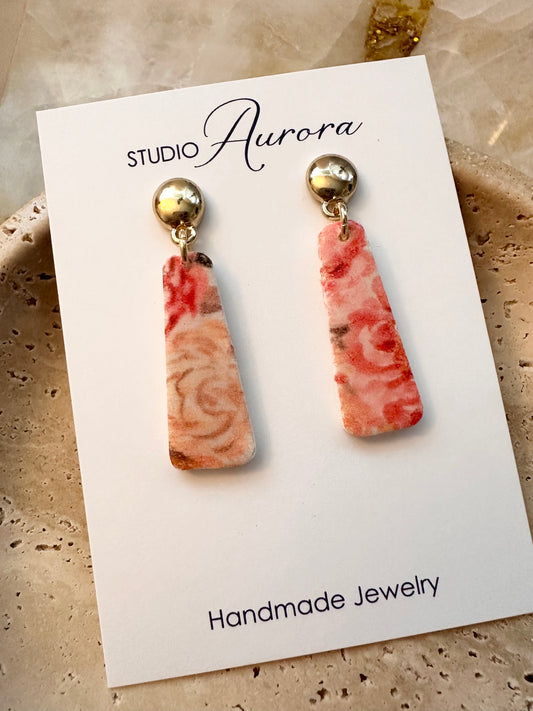 Fall Floral Med Earrings