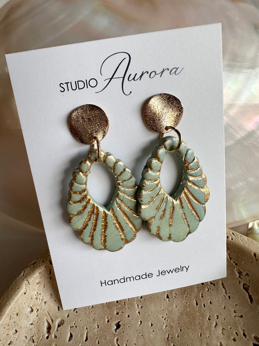 Seafoam Green Earrings