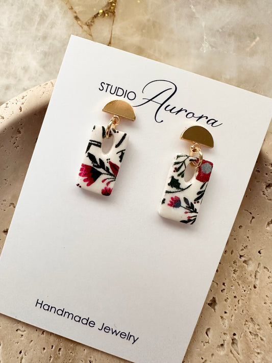 Winter Floral Minis Half Circle