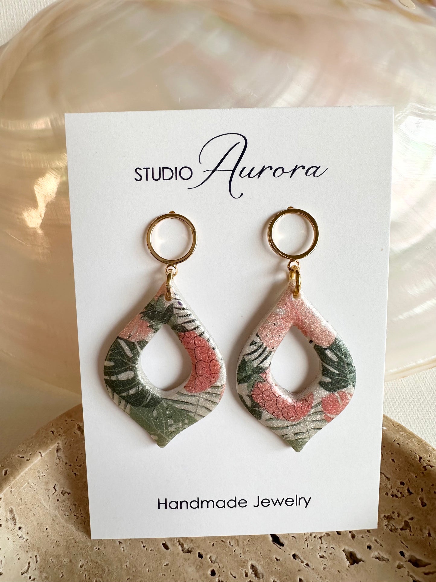 Pastel Palm 5 Earrings