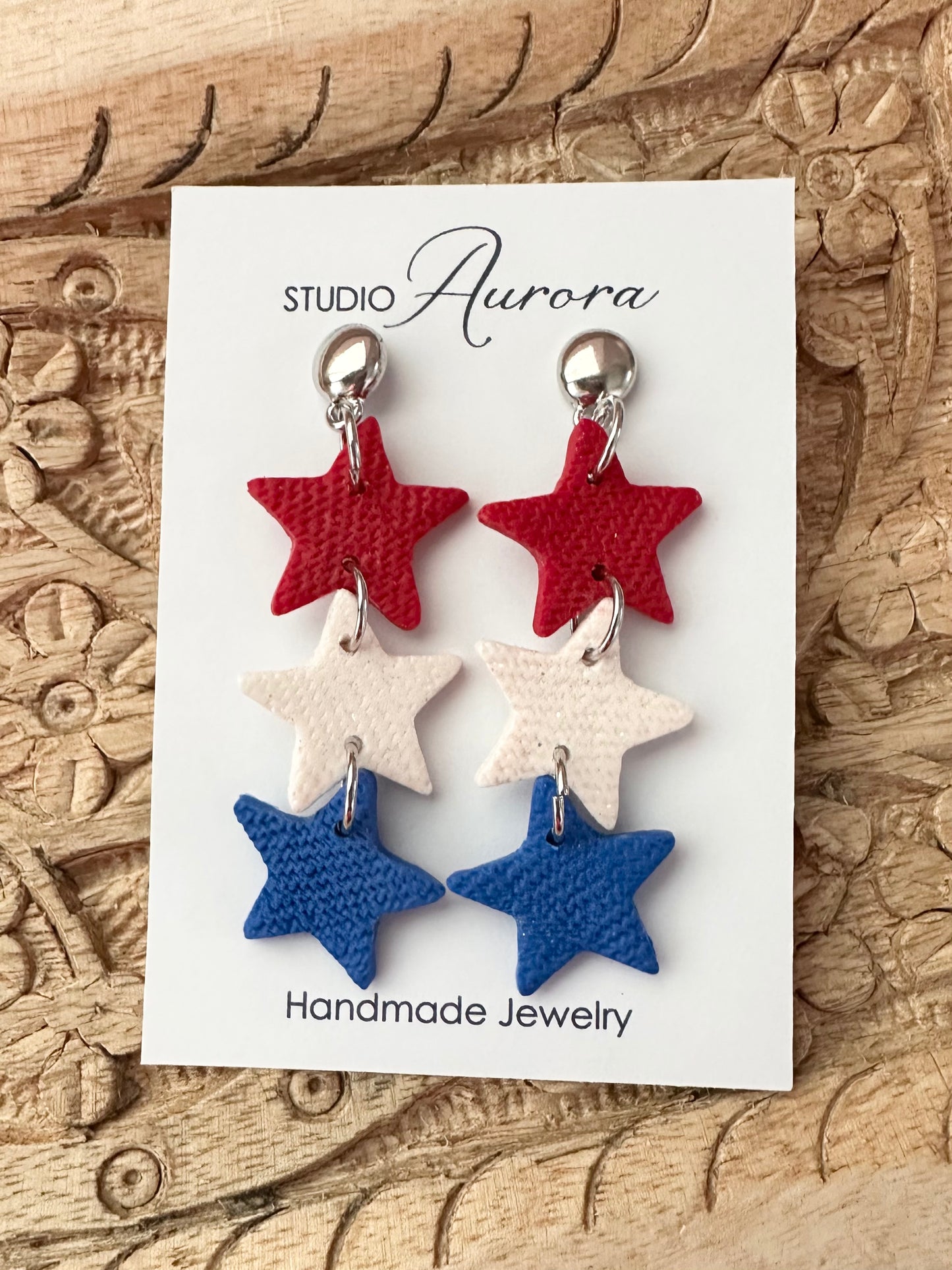 Americana Star Earrings